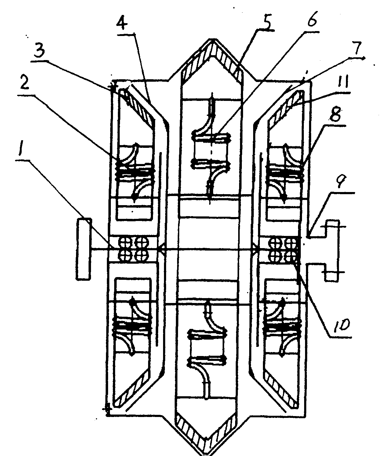 Method for implementing feedback moment of friction coupler