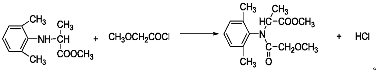 Synthesis method of optically active metalaxyl