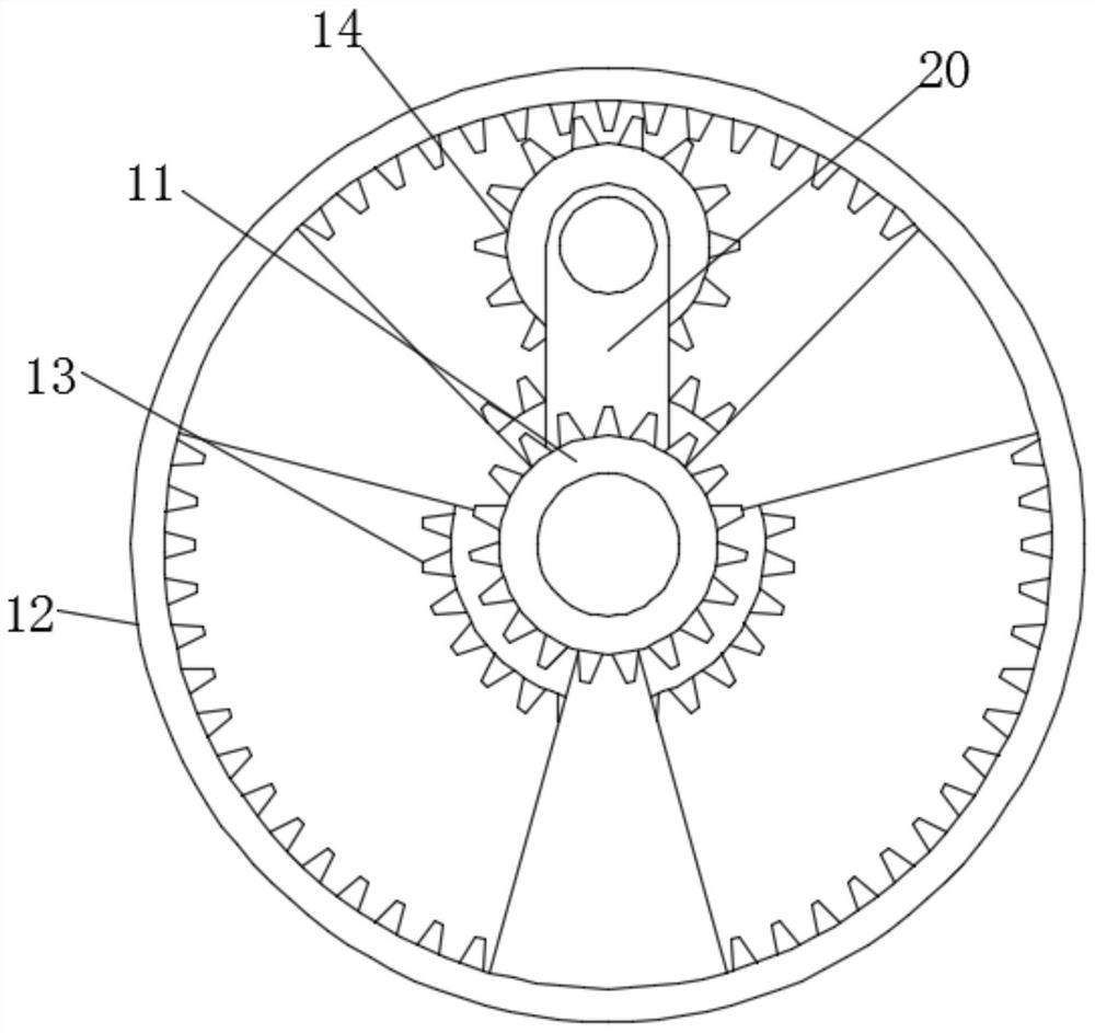 Computer split screen display support structure based on software development