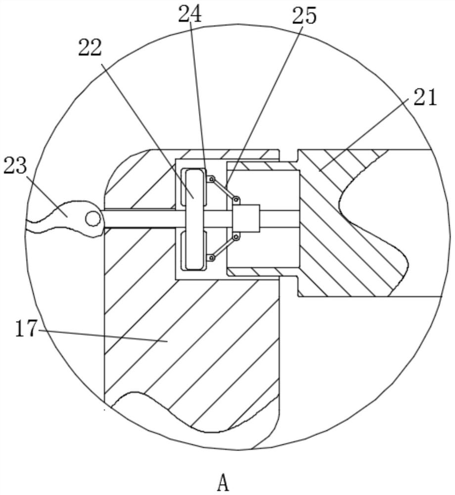 Computer split screen display support structure based on software development