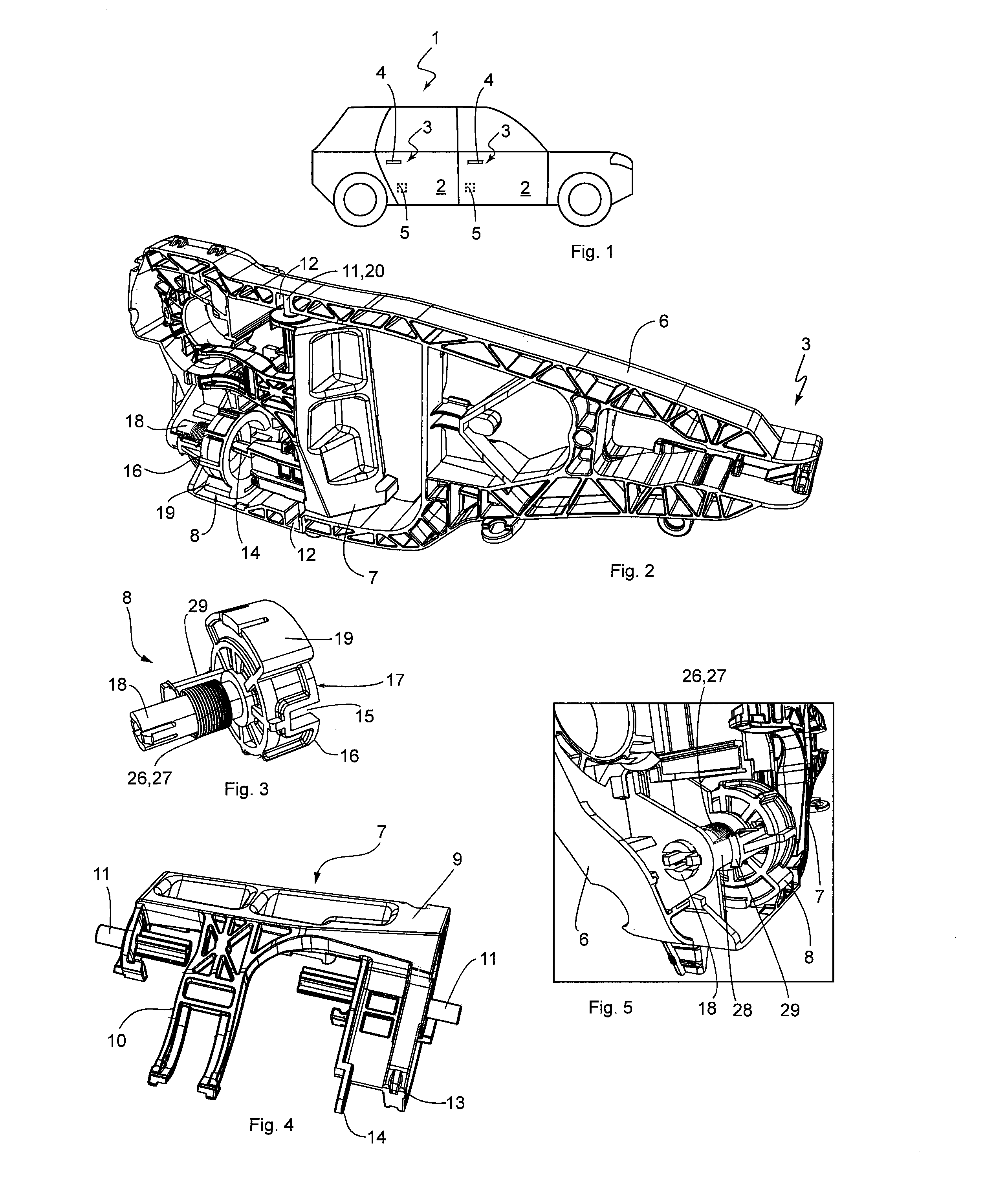 Door handle assembly for a motor vehicle