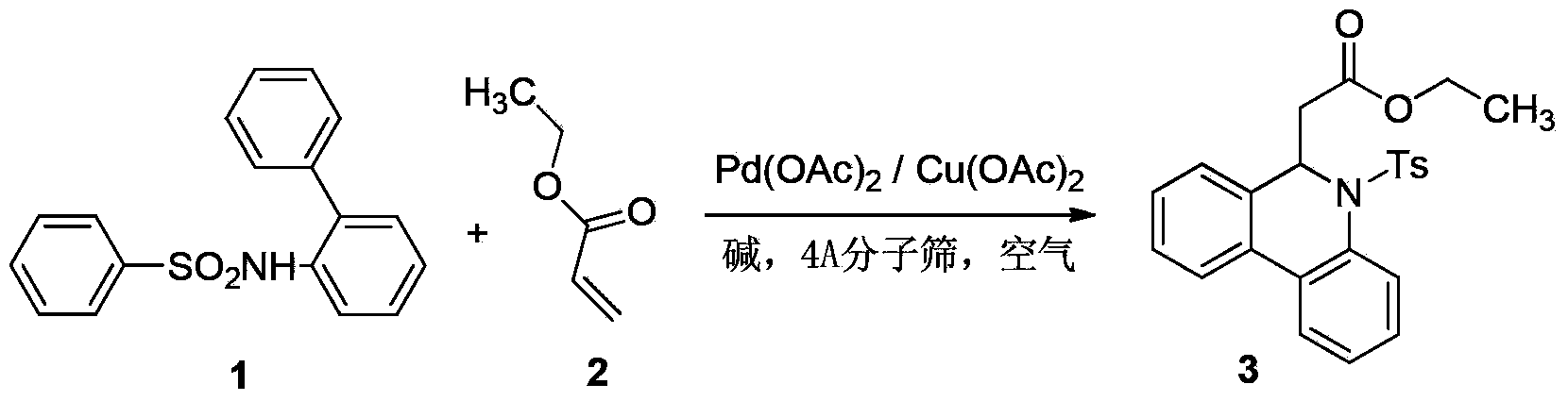 Preparation method of 6-substitute-5,6-dihydro phenanthridine derivative
