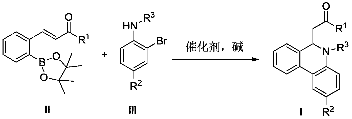 Preparation method of 6-substitute-5,6-dihydro phenanthridine derivative