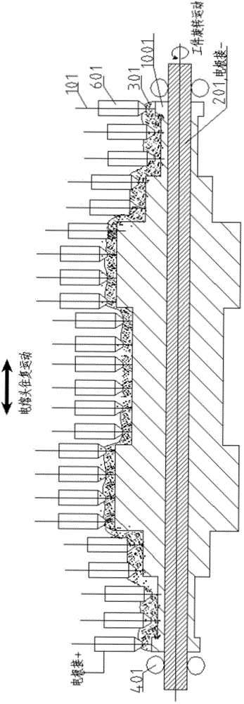 Electric smelting forming method of ultra-supercritical low-pressure rotor