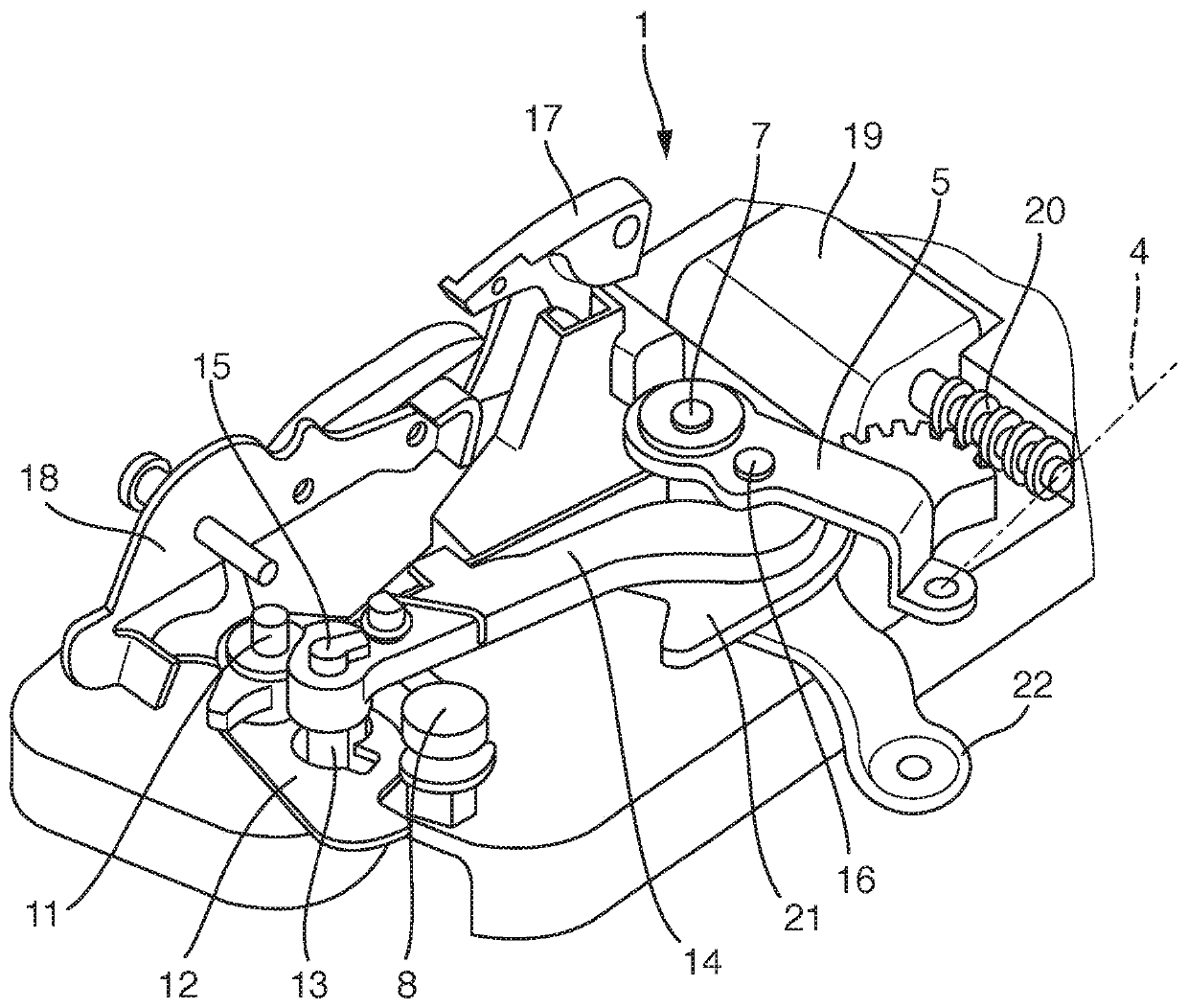 motor vehicle door lock