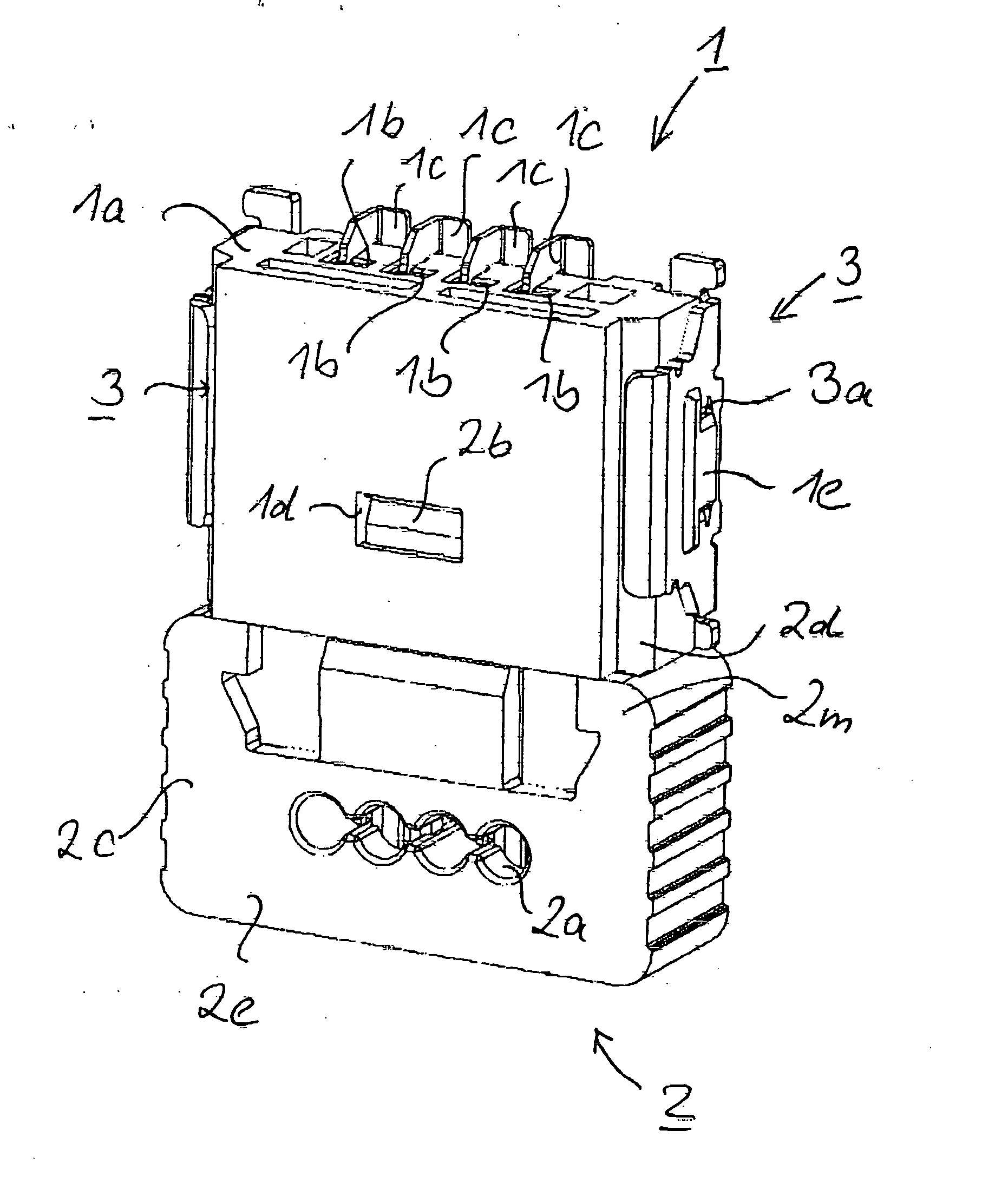 Insulation displacement multipoint connector for electrical plug connectors