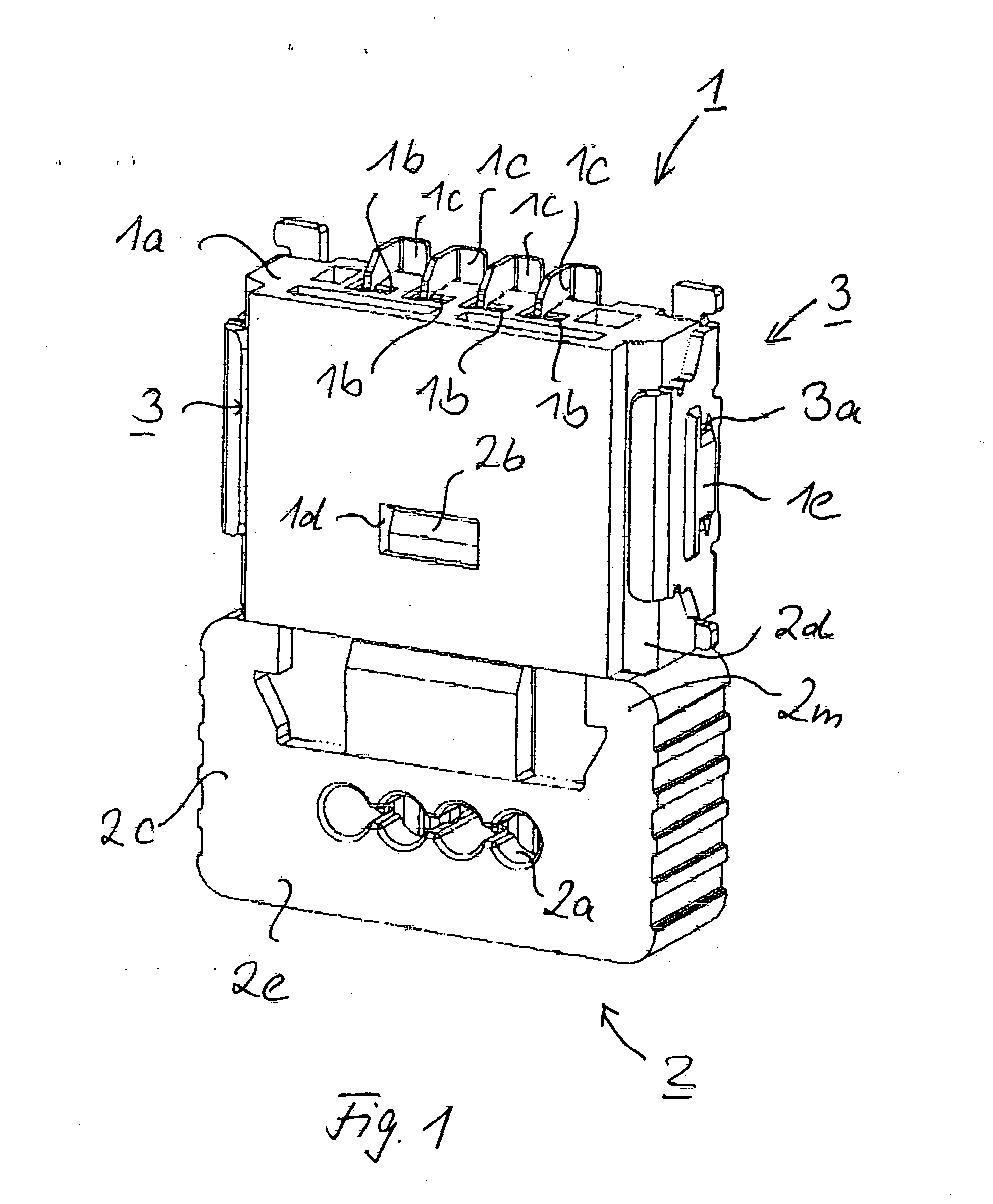 Insulation displacement multipoint connector for electrical plug connectors