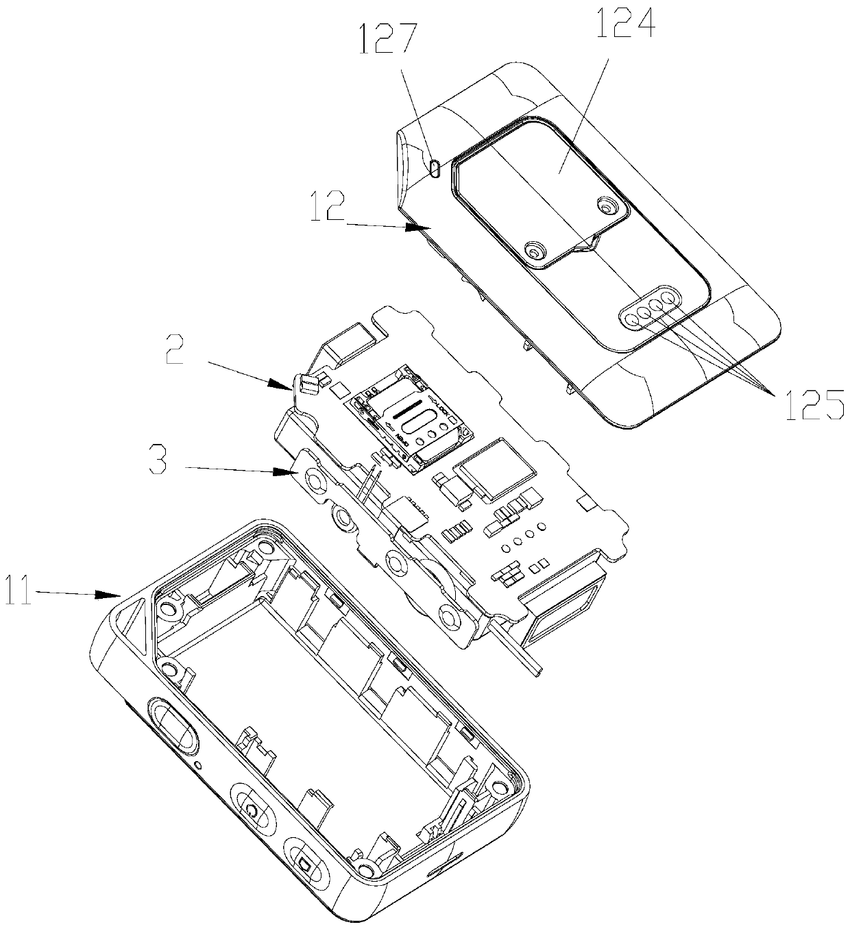 Anti-lost device and its anti-scratch housing