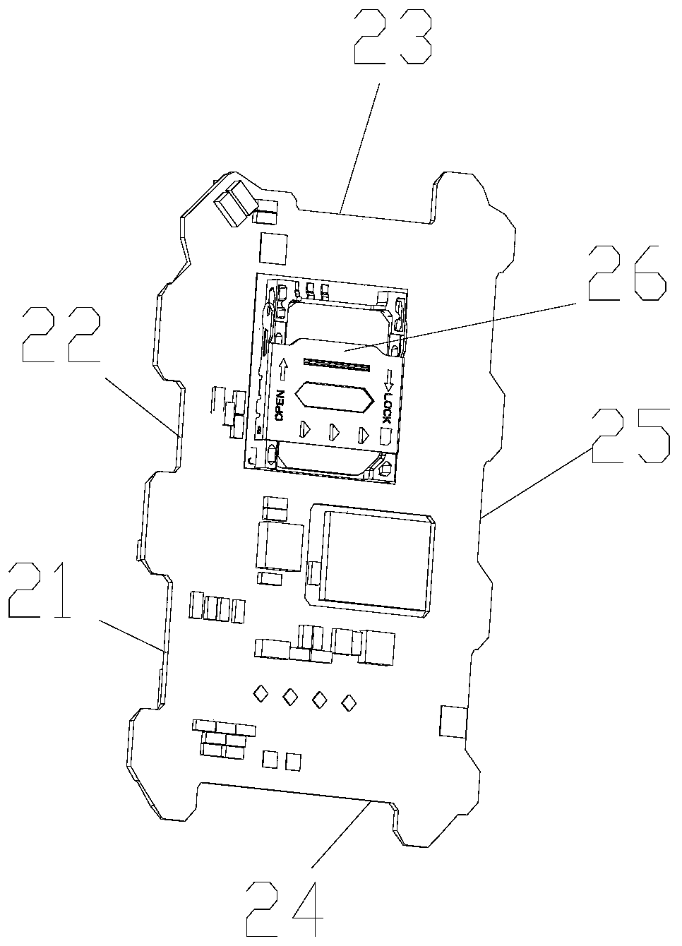 Anti-lost device and its anti-scratch housing