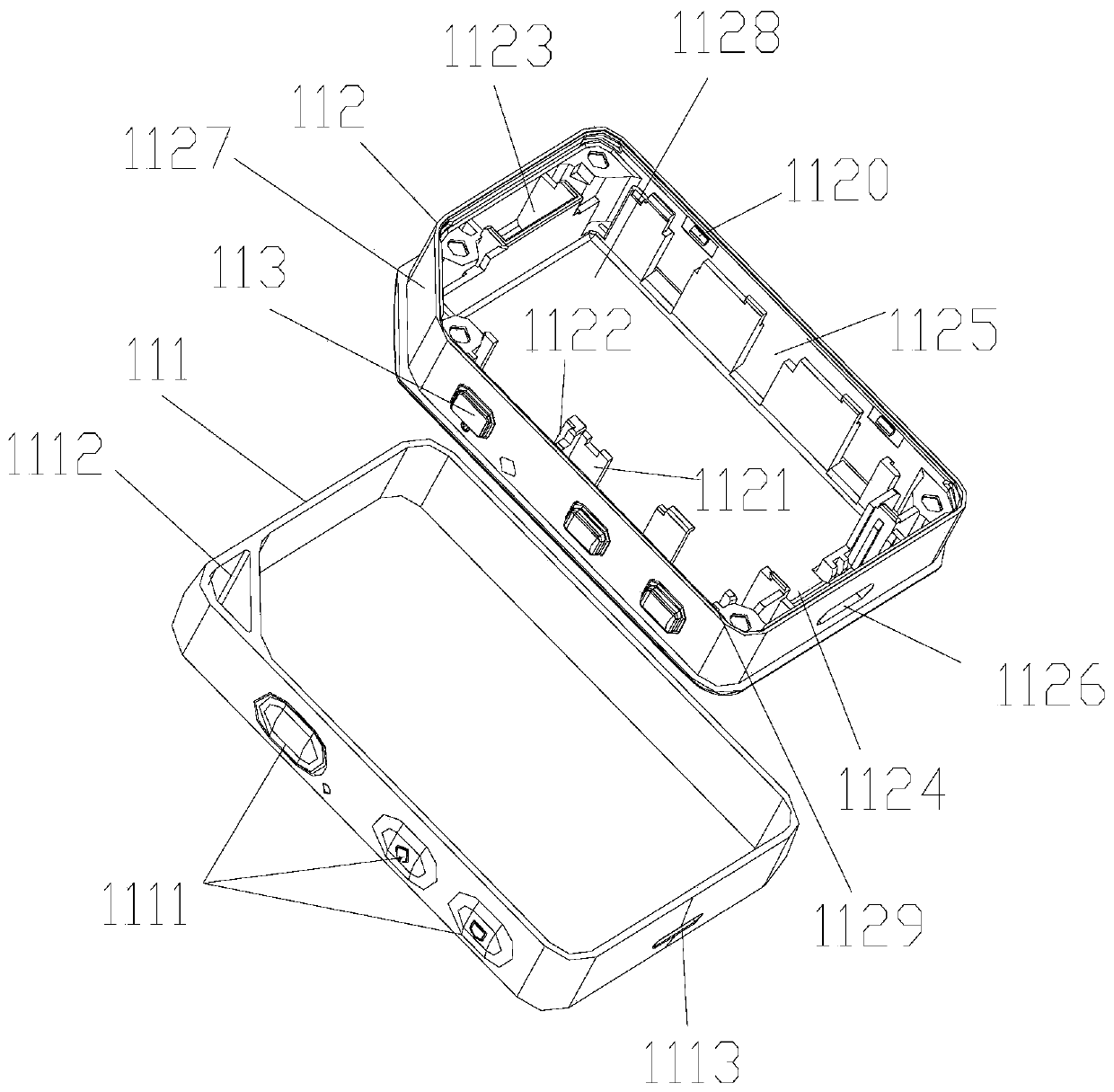 Anti-lost device and its anti-scratch housing