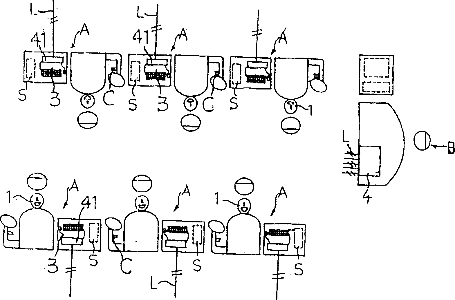 Network-adaptive medical diagnosis practice simulating apparatus