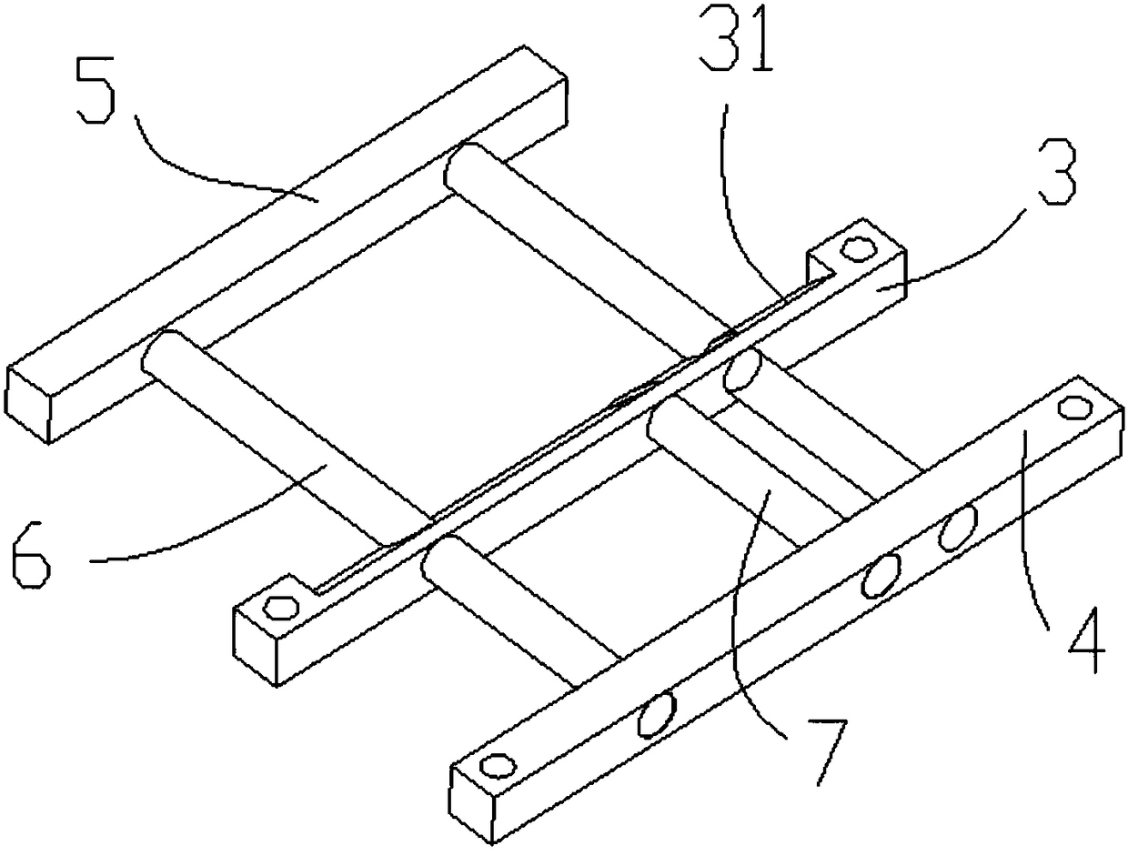 Forced-feeding and positioning track for automatic processing pinchers