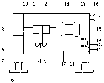 Underwater robot anchoring device