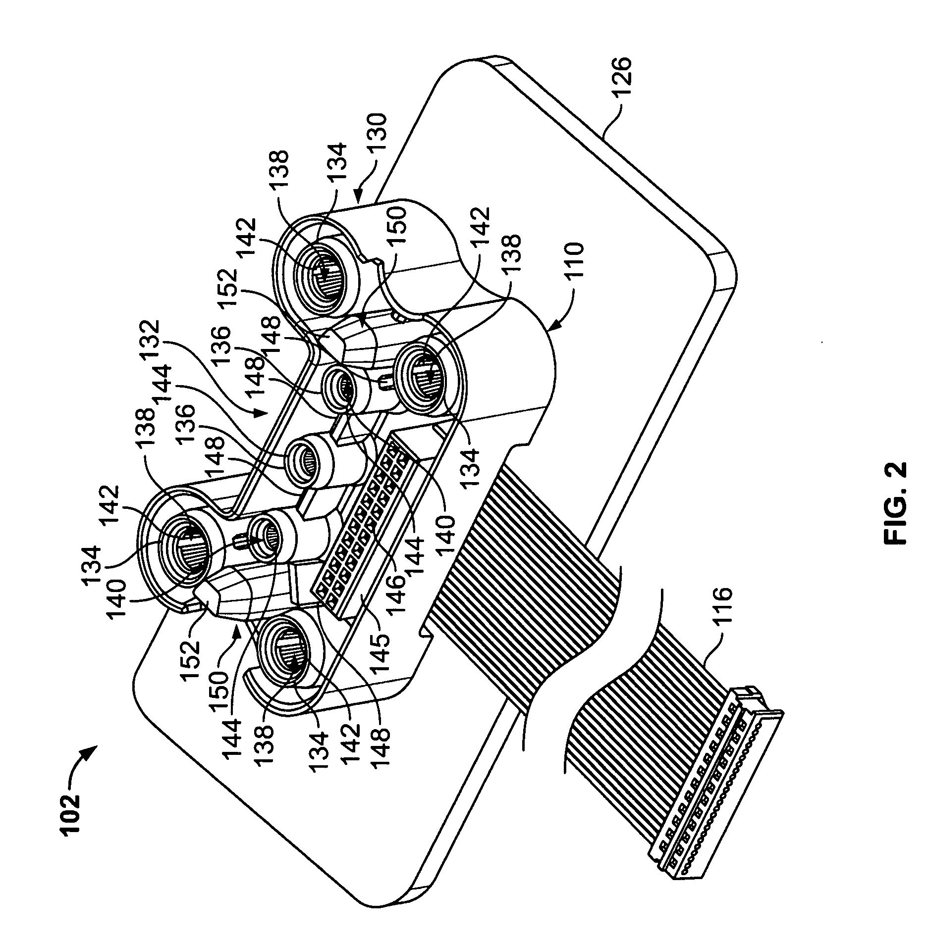 Interconnect module with integrated signal and power delivery