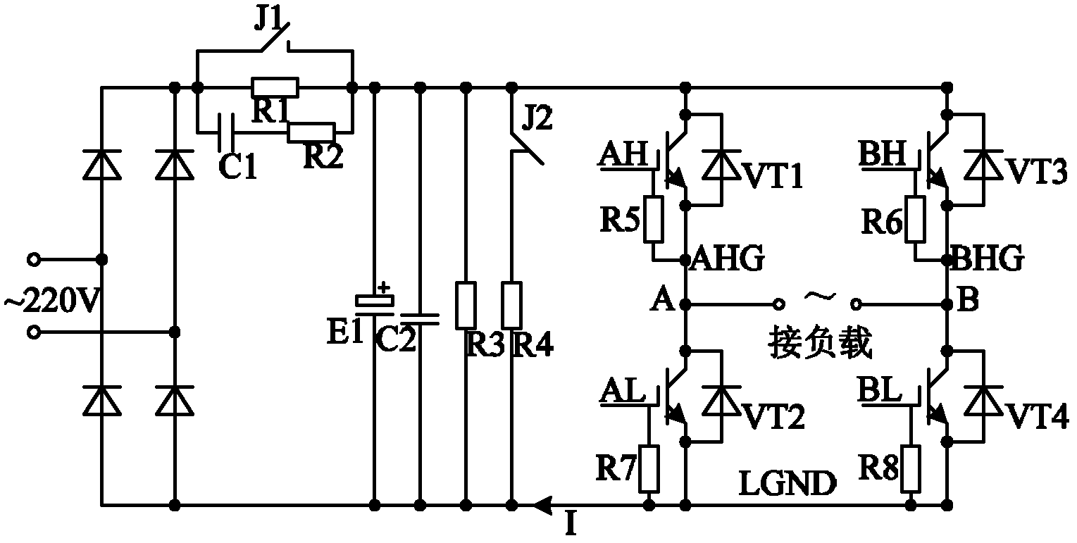 Single-phase inverter variable frequency power supply based on sinusoidal modulation wave