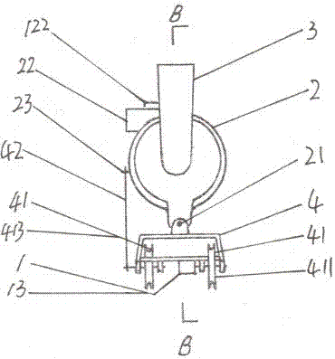 A robot badminton training equipment