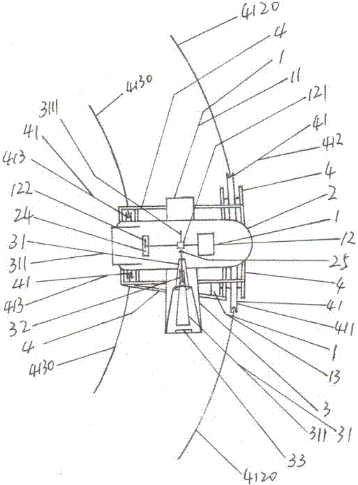 A robot badminton training equipment