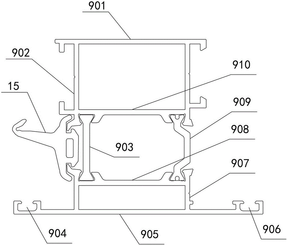 Aluminum alloy outer-opening window