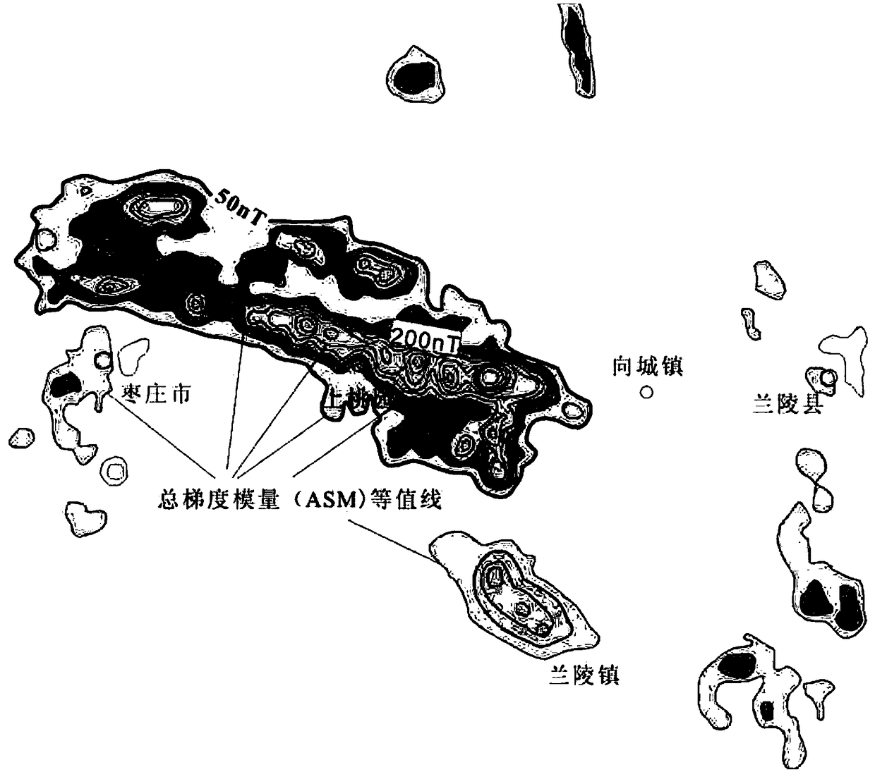 A Prospecting Method for Hidden Iron Ore in Steeply Inclined Deep Area