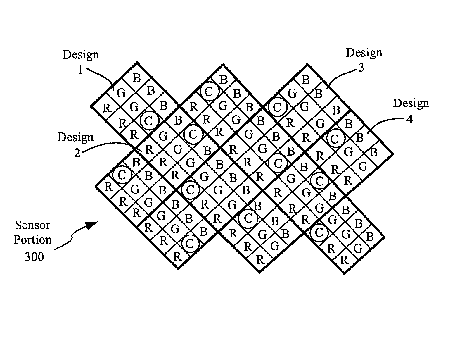 Sub-pixel array optical sensor