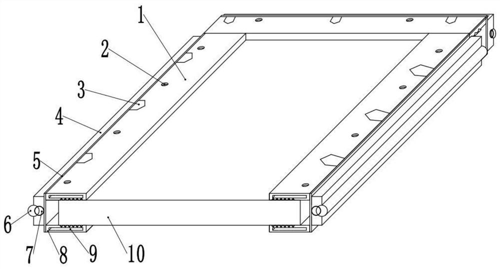 A glass shelf positioning device