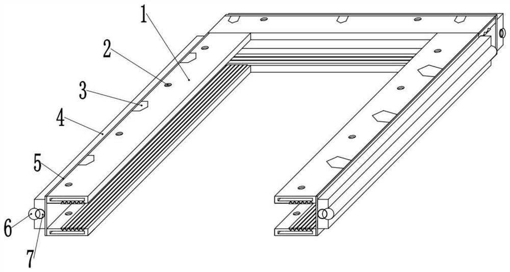 A glass shelf positioning device