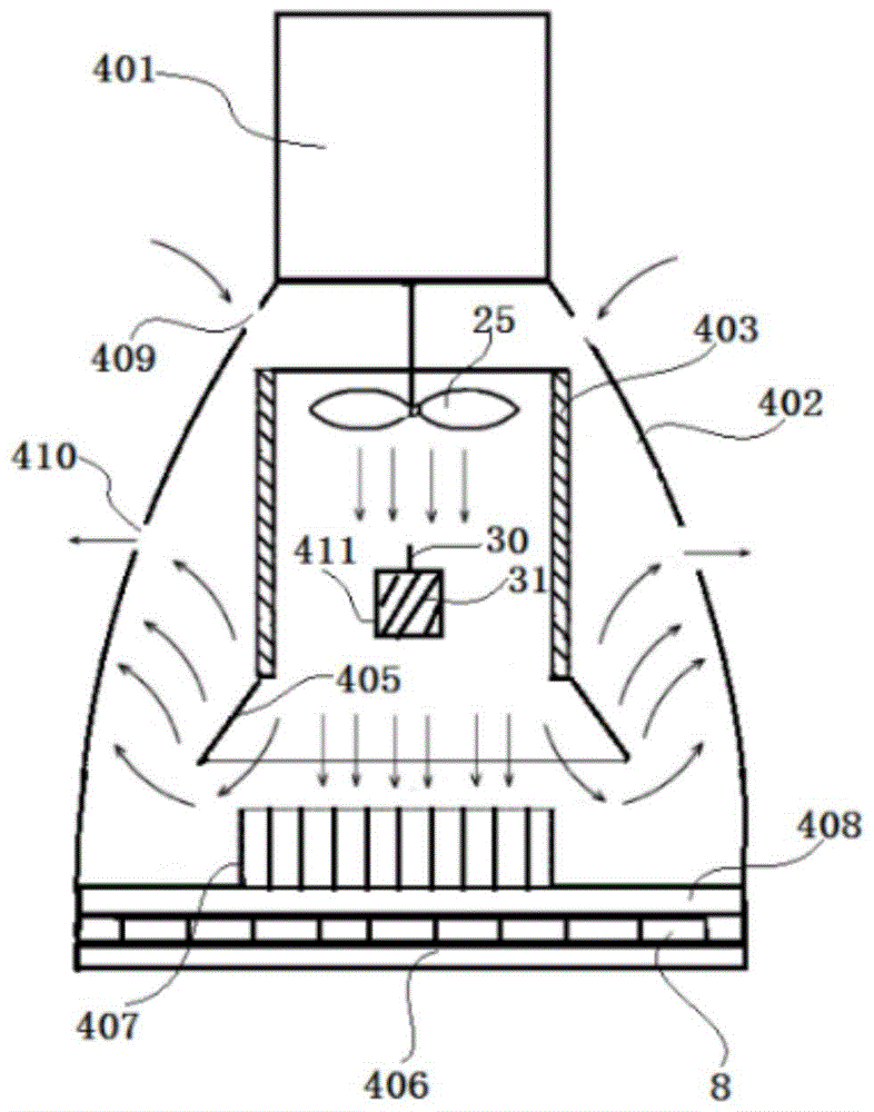 A negative ion healthy led lamp