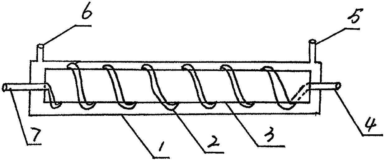 Corrugated pipe intertwining type heat exchanger