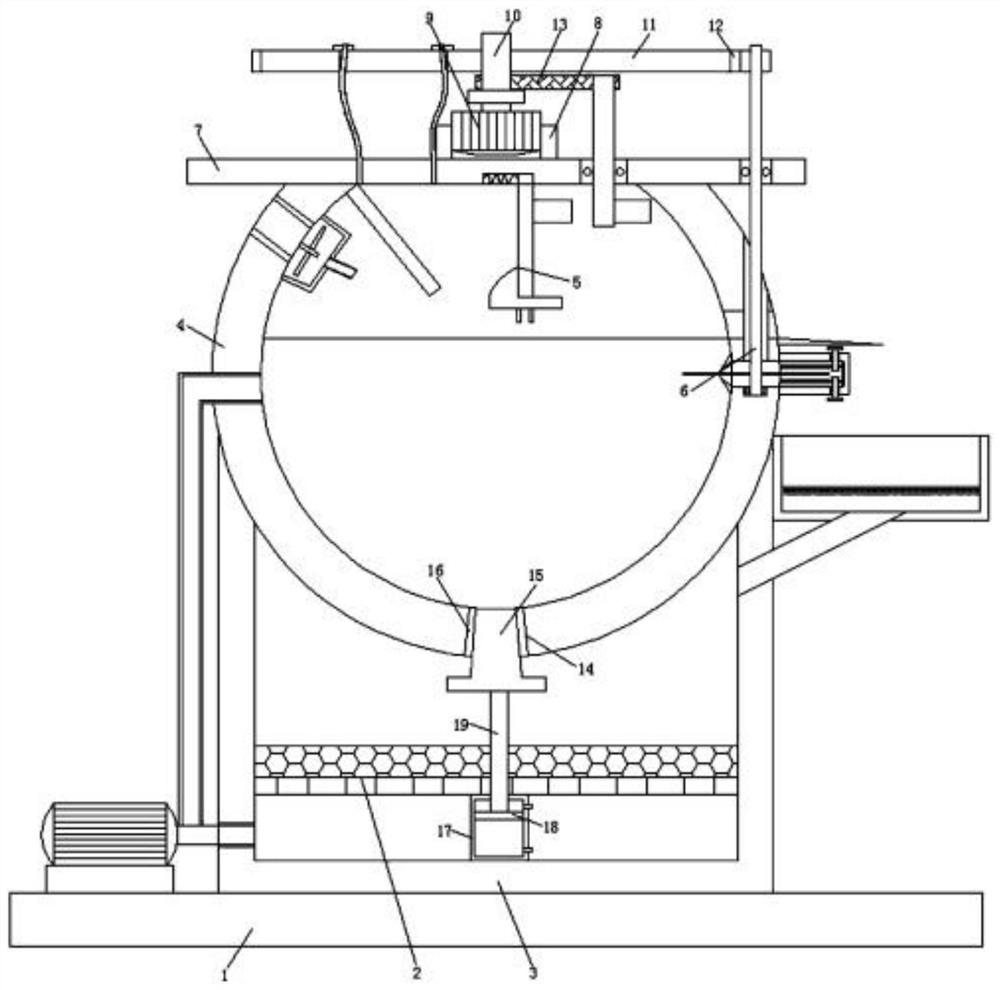 Submerged fruit and leaf separation racking machine for solanum nigrum batch processing and separation method