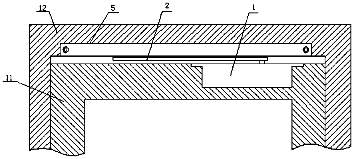 An aluminum alloy fireproof window with built-in opening and closing device and self-locking