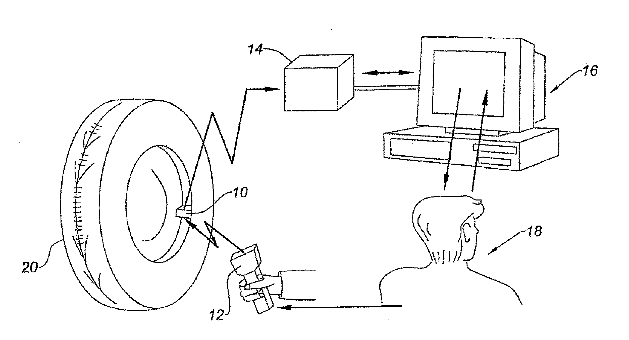 Method and system for transmitting an identifier of a valve of a wheel of a vehicle to a receiver on board this vehicle