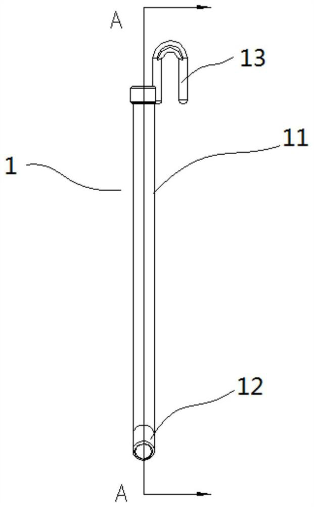 Anti-suffocation pharyngeal catheter device and manufacturing mold of catheter device