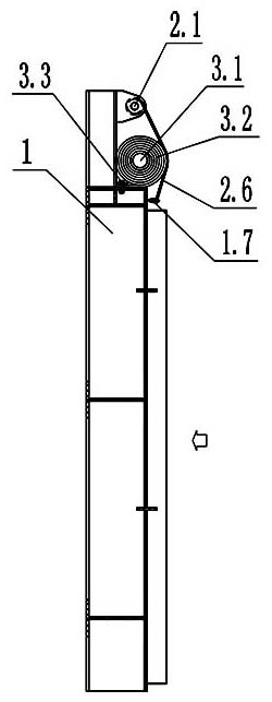 Water retaining structure for trash rack and opening-closing method of water retaining structure