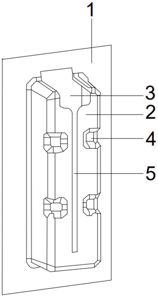 A whole plant fiber pulp molded buckle