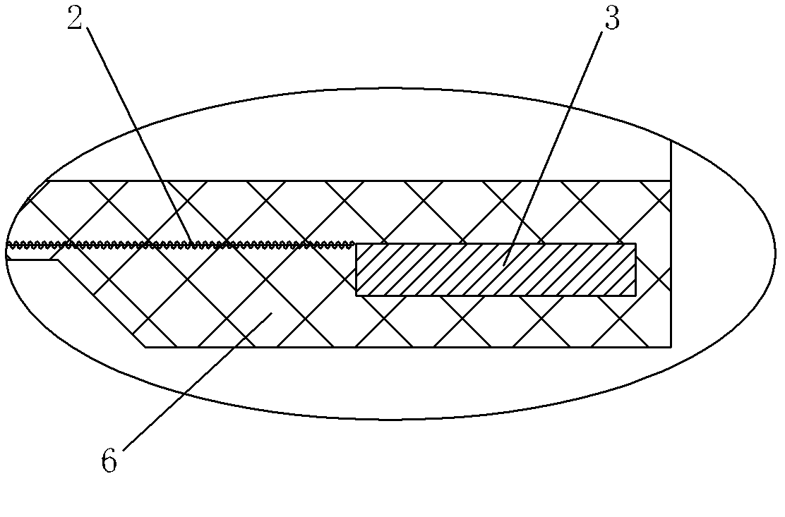 Steel reinforced polyurethane (PE) water supply pipe and connection structure