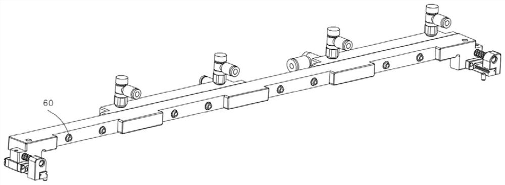 Difference compensation push rod mechanism