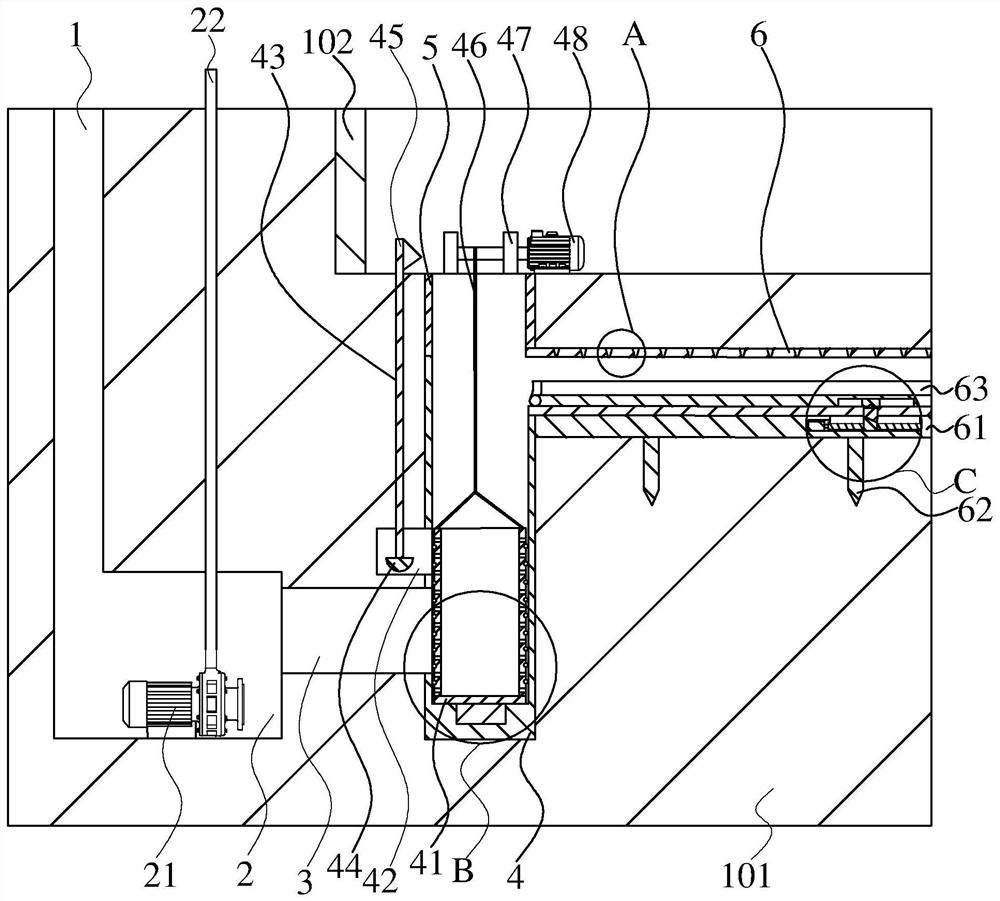 Basement emergency anti-floating structure and construction method thereof