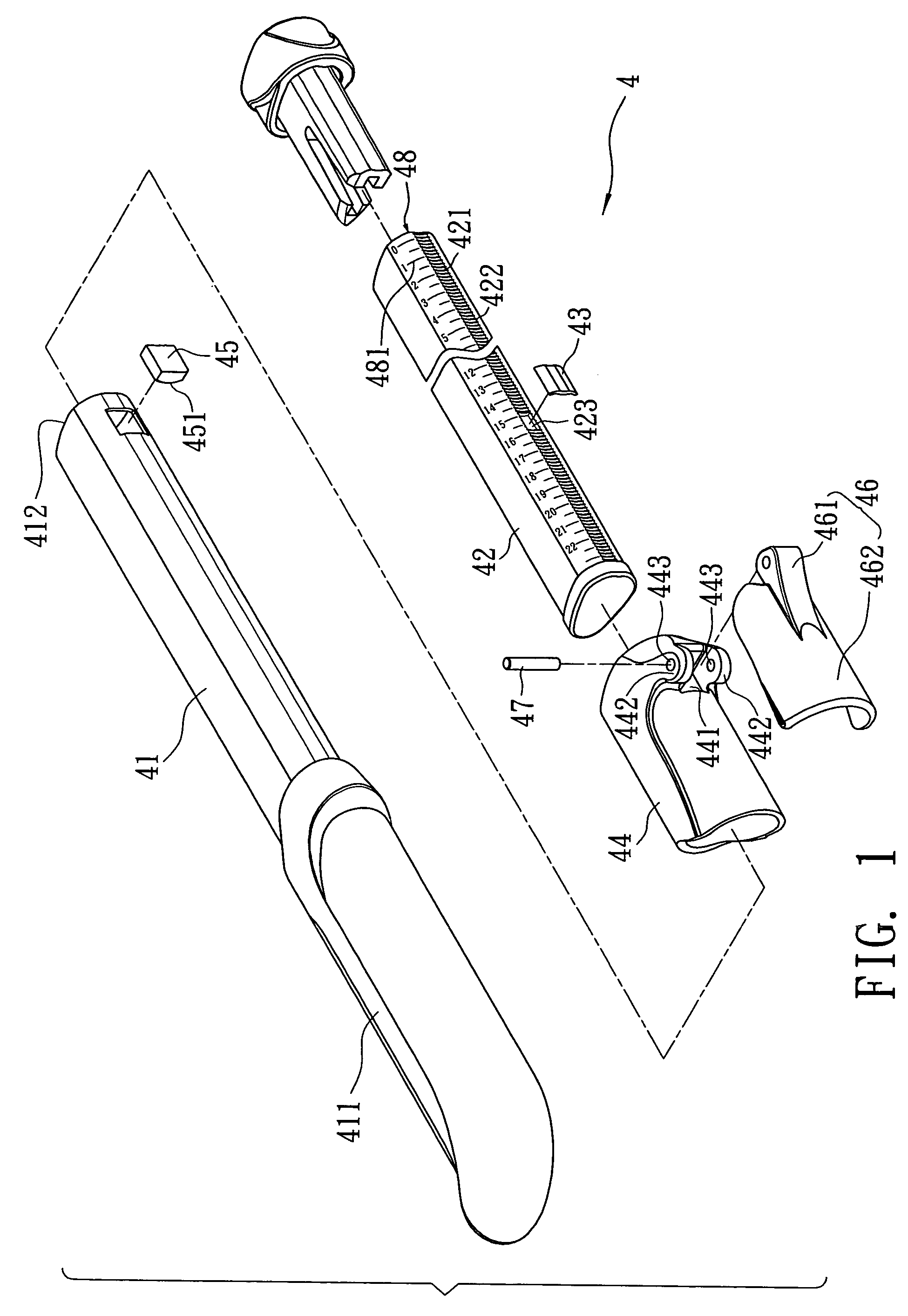 Adjustment structure of garden shears
