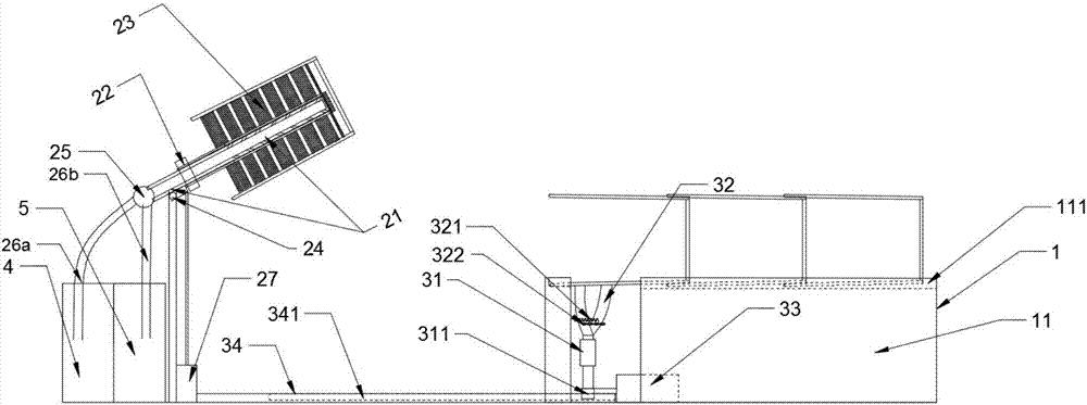 Garbage can cleaning device capable of achieving air injection dehumidifying