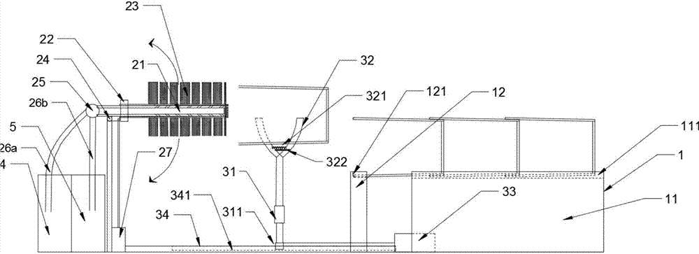 Garbage can cleaning device capable of achieving air injection dehumidifying