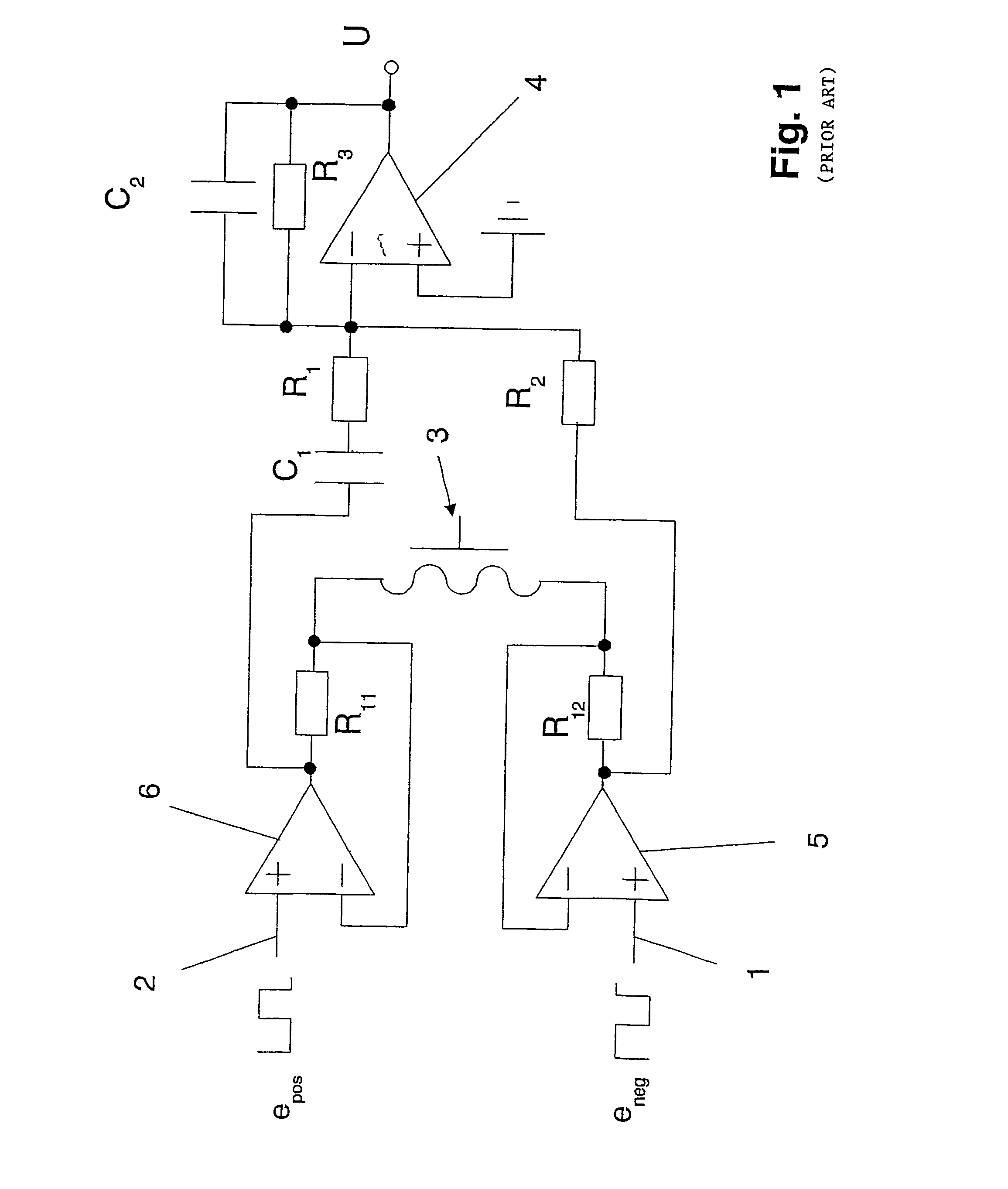 Circuit and method for measuring distances