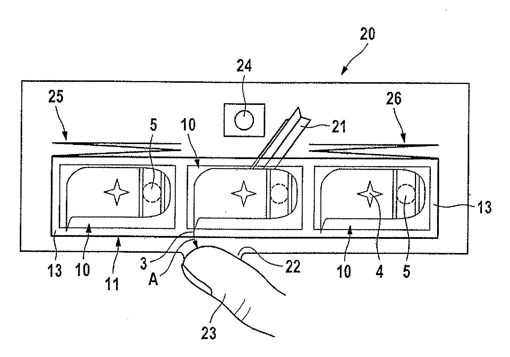 Lancet, Lancet Supply Ribbon, and Puncturing Device for Generating a Puncturing Wound