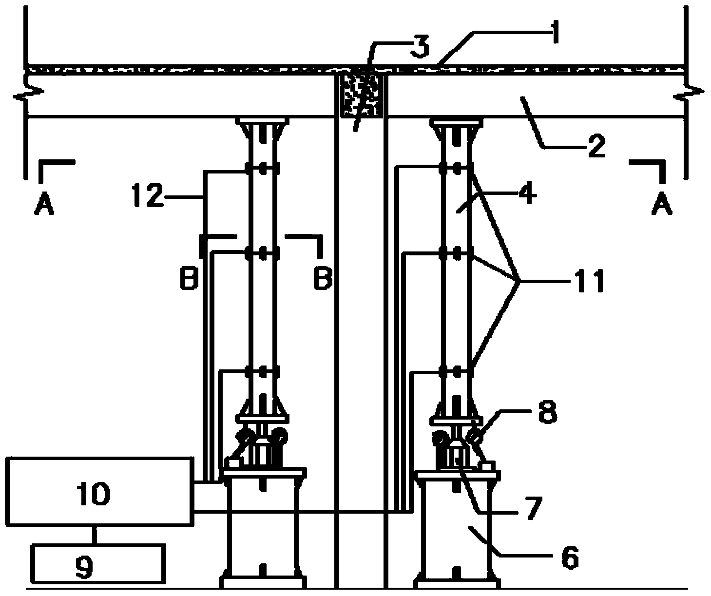 Safe and reliable construction system for replacing columns by sustaining beams supported by columns and construction method for replacing columns by sustaining beams supported by columns