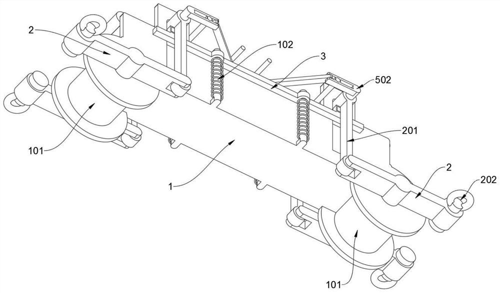 A lifting rod structure for power substation assembly