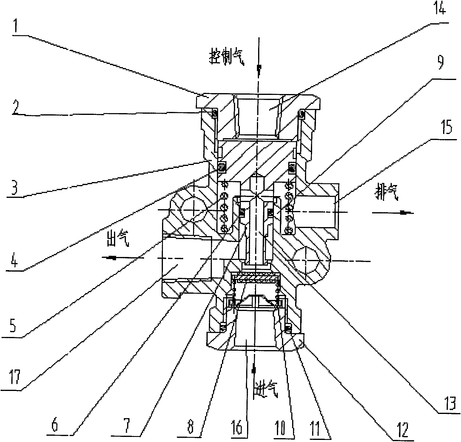 Synchronous valve in use for brake system