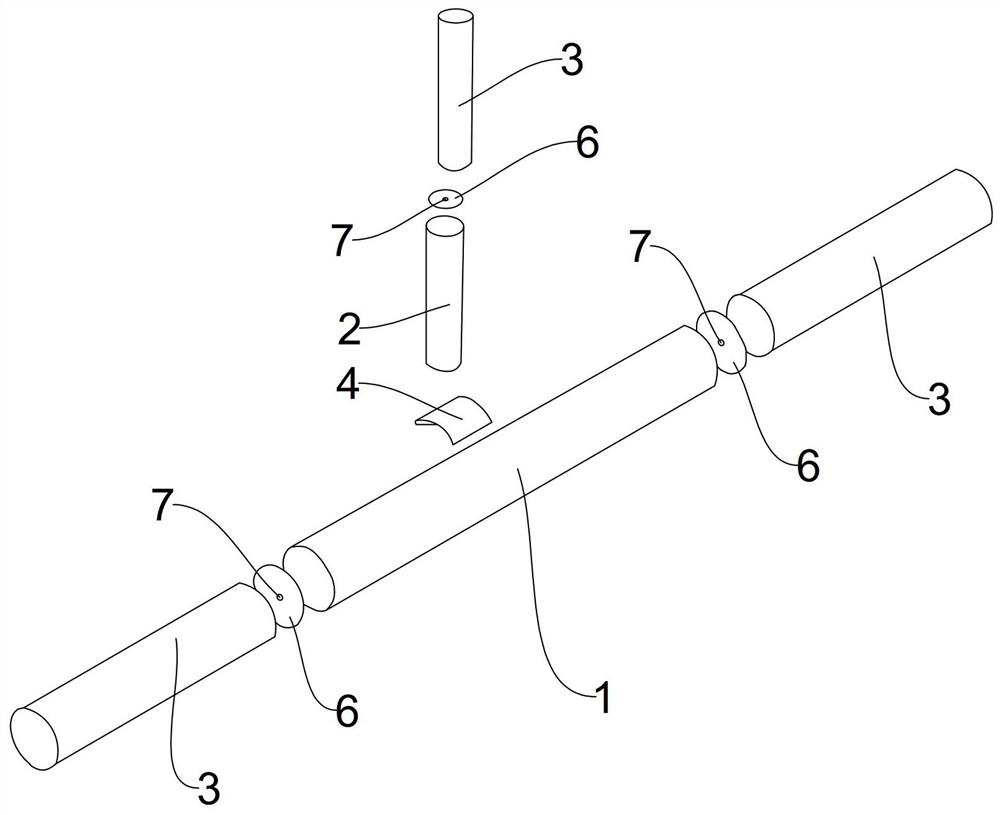 T-shaped joint reinforced by local grouting of base plate