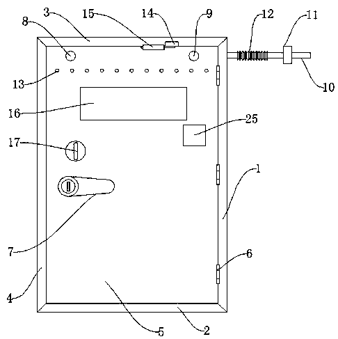 Steel thermal insulation fireproof door