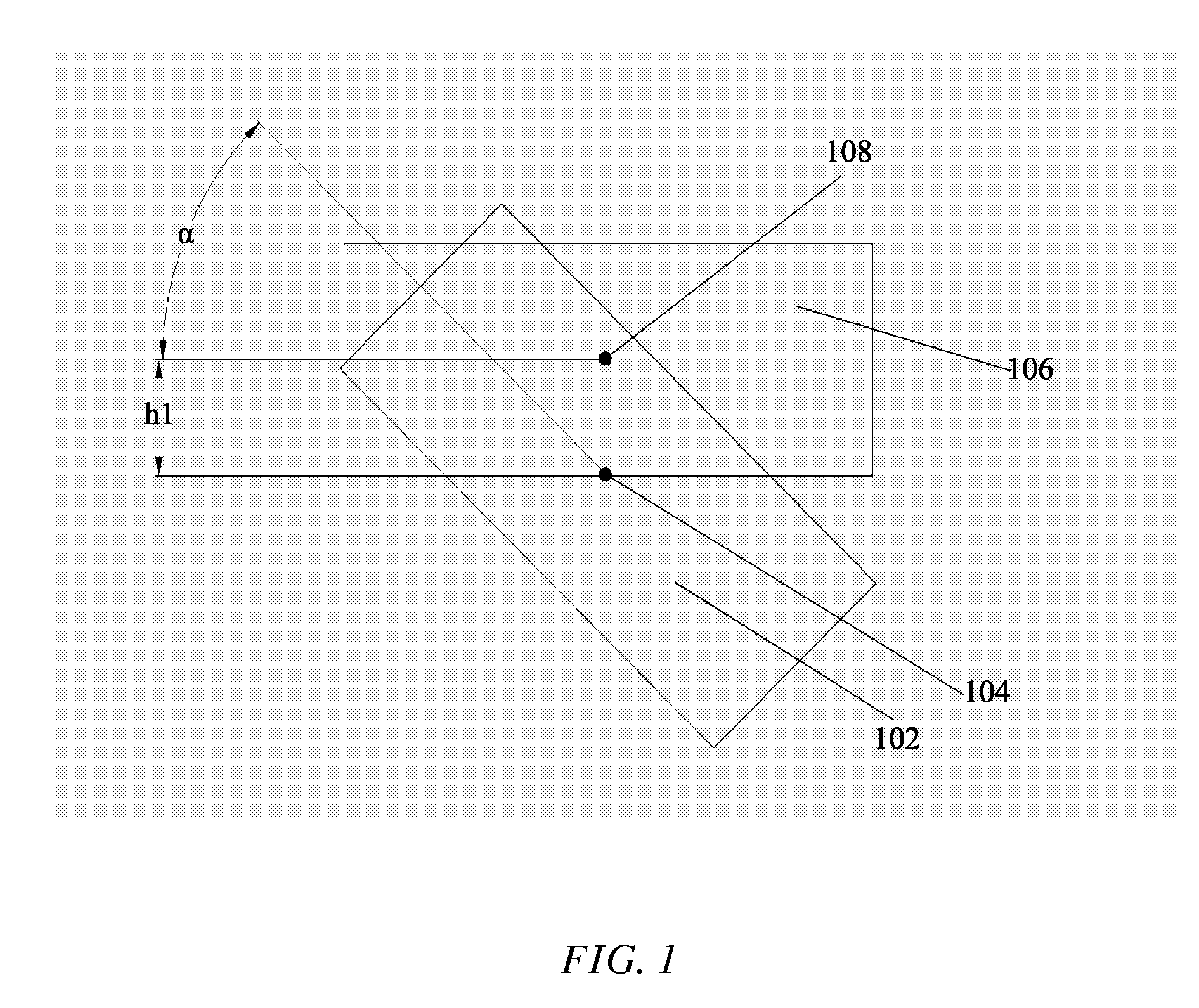Waveguide junction having angular and linear offsets for providing polarization rotation