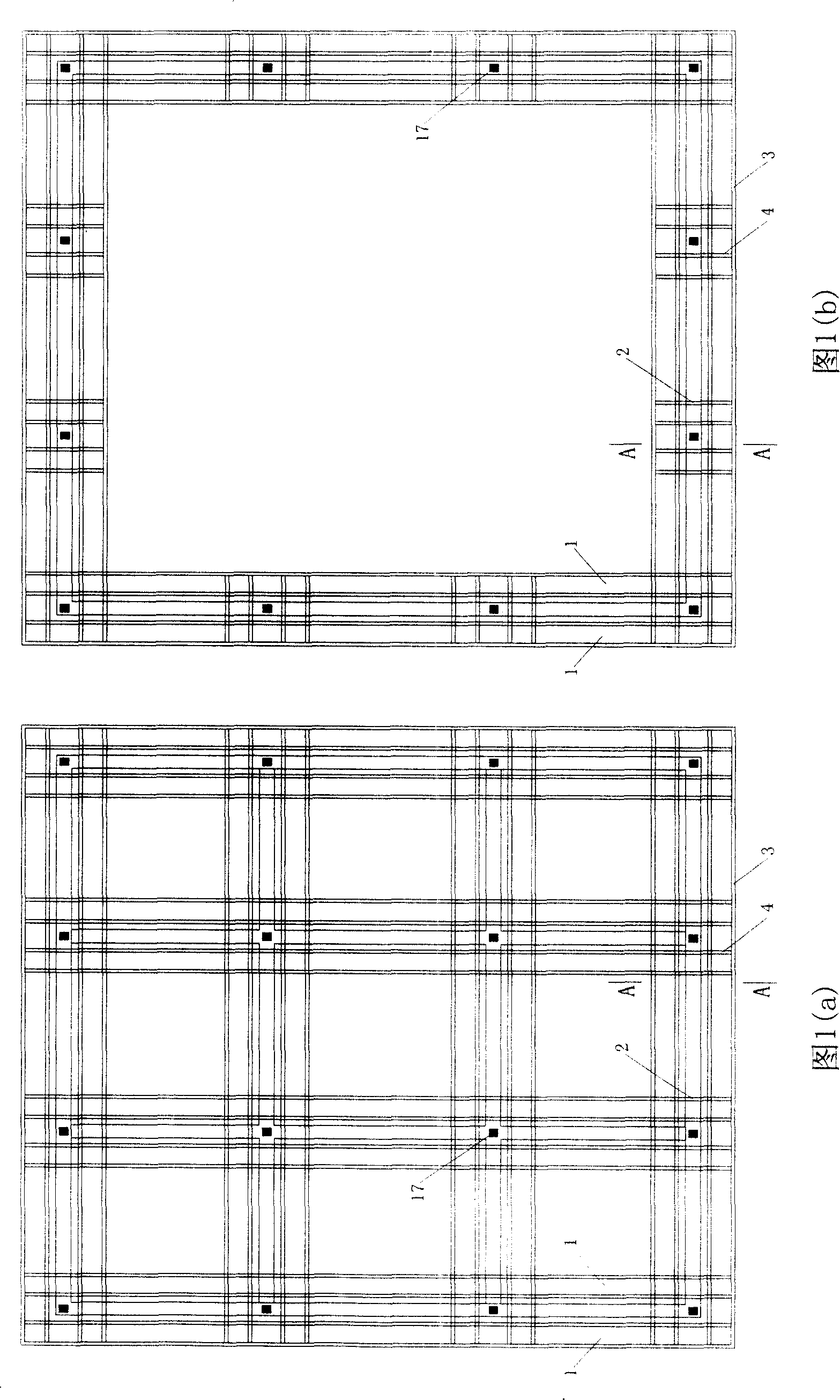 Steel pillar supporting type integral self-lifting steel platform scaffold template system and constructing method thereof