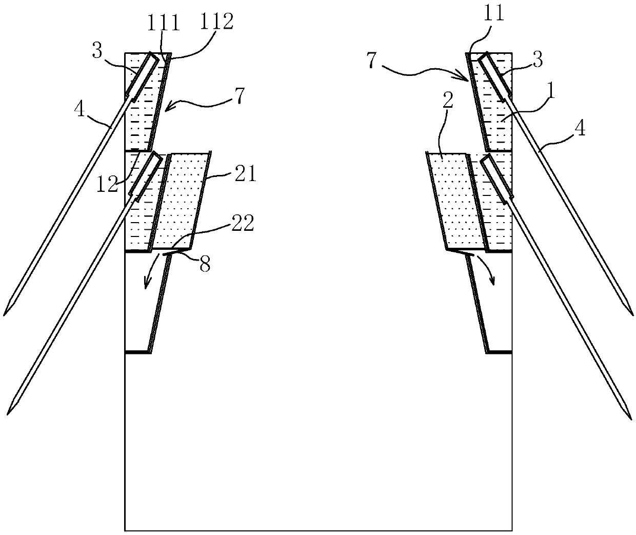 Manual digging pile construction method